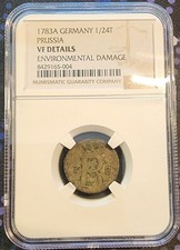 1848 Saxony 2NG NGC Graded F12 picture