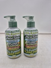 2 Pack - 8oz Dr. Earth Pure Gold All Purpose Plant Food Pump & Grow 1-1-1  16oz picture