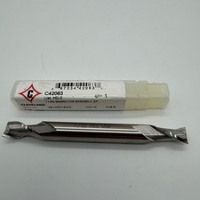 Cleveland End Mill Industrial 11/32 Silver HSS Double End 2 Flute C42063 picture