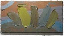 ORIGINAL OIL█PAINTING█VINTAGE█IMPRESSIONISM█ART REALIST SIGN ABSTRACT LANDSCAPE picture