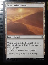 Sunscorched Desert , Amonkhet , NM , MTG,  picture