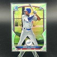 2023 Bowman 1st Chrome Prospect Josue De Paula #BCP-111 Lunar Glow Refractor picture