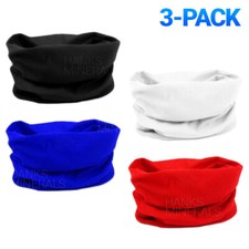 3-Pack Tube Bandana Scarf Head Face Neck Headband Cloth Cover Multi Use Gaiter picture