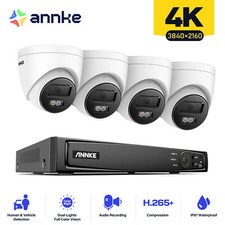 ANNKE 12MP 8CH NVR 4K Audio POE Security Camera System Outdoor Color Night IP67 picture