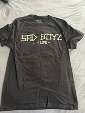Sad Boyz 4 Life Graphic Gray Tee Men's M Cotton Crew picture