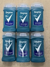 6x Pack Degree Mens Deodorant, Arctic Edge, 3 Ounce Each Lot picture