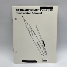 Hall Surgairtome Two 5058-01 Pneumatic High Speed Drill Instruction Manual picture