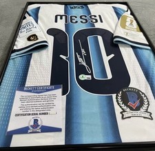 Lionel Messi Signed Argentina 2026 World Cup Jersey - Beckett Authenticated COA picture
