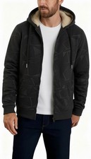 European And American Fleece-Lined Jacket Men's Hooded Sweatshirt picture