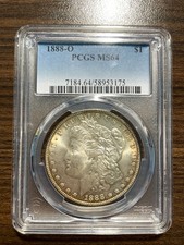 1888-O Morgan Silver Dollar $1 PCGS MINT STATE 64 MS 64 picture