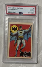 1966 A & BC BATMAN (BLACK BAT ON FRONT) #1 THE BATMAN PSA 6 picture