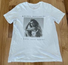 Vtg Kelsea Ballerini I hate love songs Cotton White All Size T Shirt MC378 picture