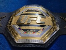 New. UFC World Heavyweight Championship Title Belt 2MM Brass Plated Adult Size picture