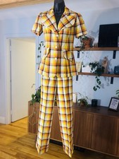 🌼 Vintage 1960s–Early 1970s Antigo Montreal Plaid Two-Piece Set picture