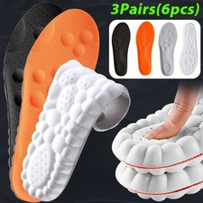 3Pairs Cushioning Insoles Memory Foam Work Sports Soft Insoles - Size Large 7-14 picture