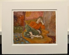 Henri Cartier-Bresson Original Tempera Painting 1984 - Signed Dated Photograph picture