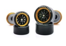 PREMIUM w/ DISK BRAKES (P) 1:64 Custom Wheels  Rubber Tires Diecast wheel swaps picture