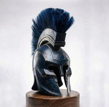 FATIMA Handmade King Agamemnon Helmet Steel Spartan Warrior Cosplay Armor picture