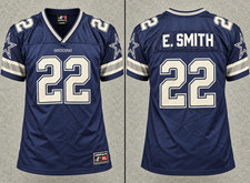 VTG 90s Emmitt Smith #22 Dallas Cowboys Nike NFL Football Jersey Mens 2XL Blue picture