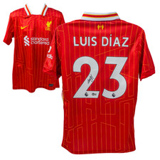 Luis Diaz Signed Liverpool FC Home Soccer Jersey #23 with Beckett COA picture