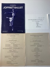Joffrey Ballet 1981 Program San Francisco Symphony War Memorial Opera House picture