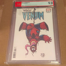 [PSA] Marvel Web of Venom #1 PSA 9.8 Skottie Young Variant 1st Print picture
