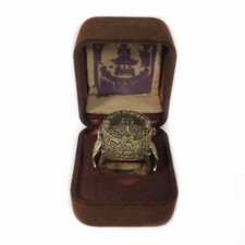 Thao Wessuwan Ring Giant God Takrut Bee Wax Wat Sutat Temple Thai Buddha Amulet picture