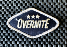 OVERNITE TRANSPORTATION EMBROIDERED SEW ON PATCH TRUCK FREIGHT 3 1/4