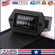 Digital Hour Meter 12V-36V - Individual Engine Gauge for Boat, Truck, Tractor picture