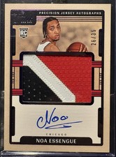 2025-26 Panini One And One Precision Jersey Autographs Noa Essegue 26/35 picture