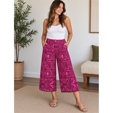 Coldwater Creek Alhambra Trouser Crop Pants NWT Size 14 picture