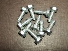 10 pcs NORS 1941-1948 Chevy foot scraper to body sill screws 5/16-10 acme thread picture