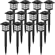 Solar Pathway Lights Outdoor LED Solar Powered Garden Lights 12 Pack Waterproof picture