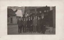 RPPC Seifert's Pharmacy Guttenberg NJ New Jersey Drug Store Photo Postcard 20A picture