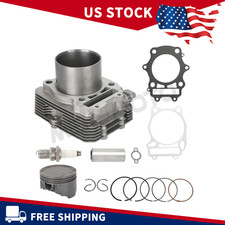 For 2002-2008 Arctic Cat Automatic 375 400 Cylinder Jug Piston Rings Top End Kit picture