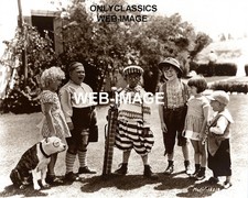 THE ORIGINAL OUR GANG LITTLE RASCALS & DOG GOLF 8x10 PHOTO GOLFING AMERICANA picture