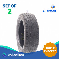 Set of (2) Used 225/55R18 Continental ProContact TX 98H - 7.5/32 picture