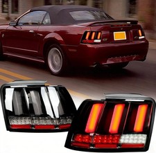1999-2004 Mustang LED Tail Lights Sequential Smoked Plug&Play picture