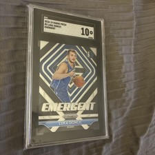 Panini 2018-19 Prizm Emergent Luka Doncic #3 Mavericks SGC 10 picture