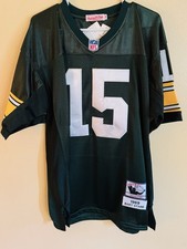 Mitchell & Ness Green Bay Packers Bart Starr #15 Signed NFL Football Jersey picture