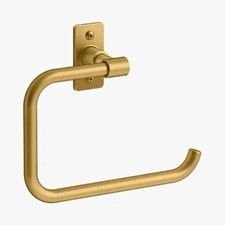 Kohler K-35928-2MB Castia by Studio McGee Wall Mounted Towel Ring, Brushed Brass picture