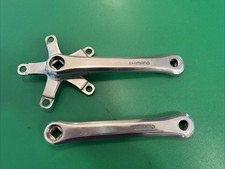 Vintage Shimano Deerhead FC-6206 Crank Set 175 Square Taper Triple picture