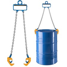 VEVOR Chain Drum Lifter with Security Hook for Crane Forklift 2200lbs Capacity picture
