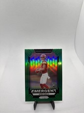 2024 Panini Prizm JAYDEN DANIELS Emergent Green Prizm Rookie Parallel picture