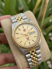 Vintage Rado Purple Horse Mens Automatic Watch Two Tone Gold Gold Dial picture