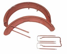 Fits Triumph 3HW 350 CC Front and Rear Mudguards Fender With  Stay Kit picture