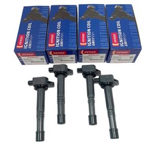 Denso 4X Ignition Coils 099700-147 For Honda Accord CRV Acura 2.4L 30520-R40-007 picture