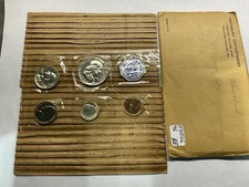 1956 US Mint Silver Proof Type 2 Set in OGP Flat Pack Envelope 071526 46ee picture