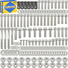 164 PCS Polished Stainless Steel Engine Bolt Screw Kit for Banshee YFZ350 1987 picture