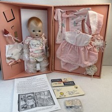 Vintage Tiny Tears Doll All Original Case Clothing MIB 1999 Danberry Mint Mattel picture